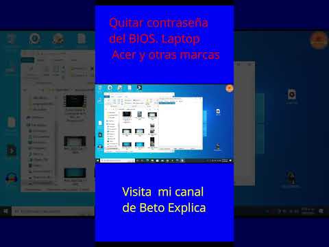 Como quitar password a la BIOS.