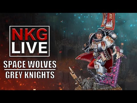 Space Wolves vs Grey Knights - Warhammer 40k Battle Report | NKG Live