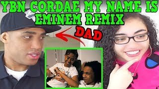MY DAD REACTS TO YBN Cordae &quot;My Name Is&quot; REACTION (Eminem Remix) WSHH Exclusive Official Music Video