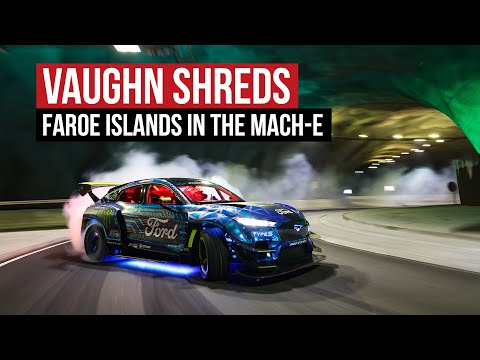 Shooting Photos with Vaughn Gittin Jr. and His Mustang Mach-E 1400 in The Faroe Islands