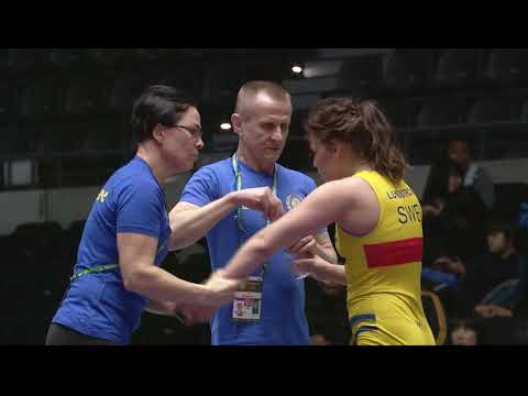 Final 7-8 WW - 53 kg: L. LUNDSTROEM (SWE) v. E. TAMADUIANU D (ROU)