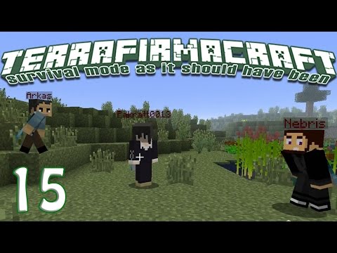 Terrafirmacraft Reloaded - E15 - Mining with Arkas (Minecraft)