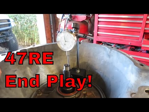 Dodge Ram 2500 47RE Rebuild Part 7 Input Shaft End Play