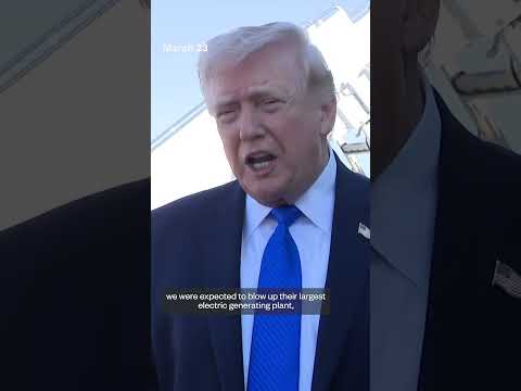 Trump says he thinks Israel will agree with the U.S. negotations with Iran