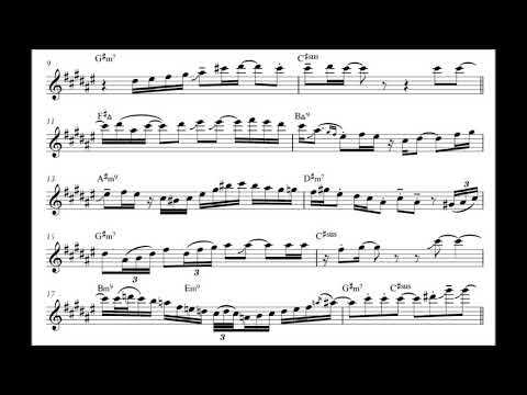 "Every Moment" (Satoshi Bandoh) - Saxophone Solo Transcription