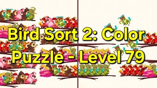 Bird Sort 2: Color Puzzle - Level 79