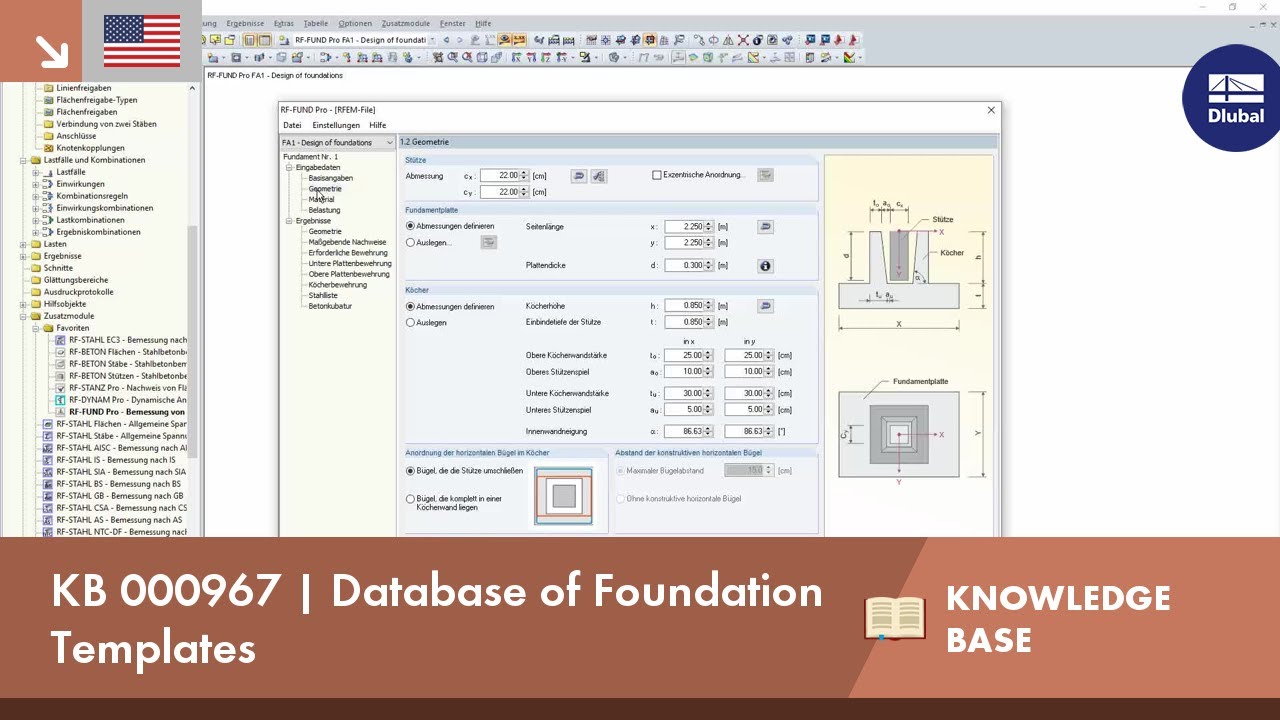 KB 000967 | Database of Foundation Templates