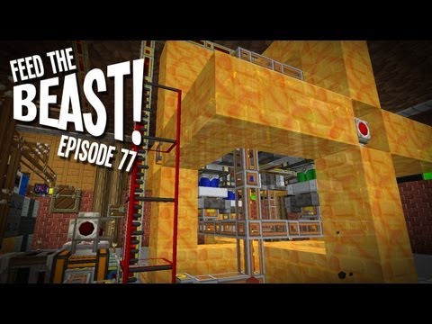 Feed The B-Team! Ep77 - "The Flame Job Engine!!!" Feed The Beast Modpack