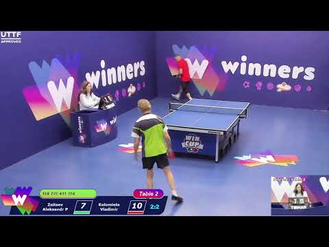 WINners CUP table 2  02.12 Zaitsev Aleksandr P - Kolomiets Vladimir 13:00