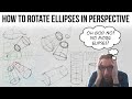 Drawing Ellipses In Perspective Rotating And Placing Them