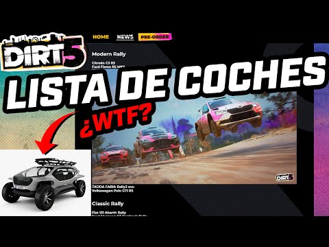 DIRT 5 CAR LIST revealed