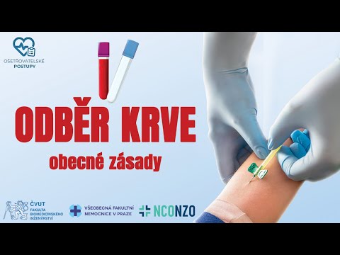 🇨🇿 (CZ) | ODBĚR KRVE 1/4 (obecné zásady) | OŠETŘOVATELSKÉ POSTUPY
