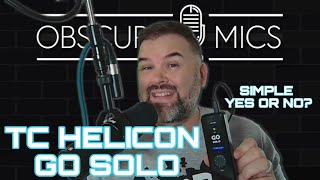 Video thumbnail for TC Helicon GO SOLO - Portable Audio Interface - A Simple Yes Or No? - Powerful With A Massive Flaw by Obscure Mics