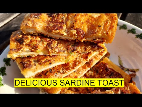 Roti Sardin Sedap Gila | Delicious Sardine Toast | How to make sardine toast | Sandwich Sardine