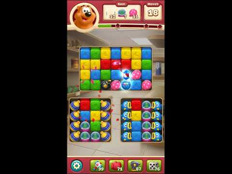 Toon Blast Level 3376 - NO BOOSTERS 🐻🐺🐱 | SKILLGAMING ✔️