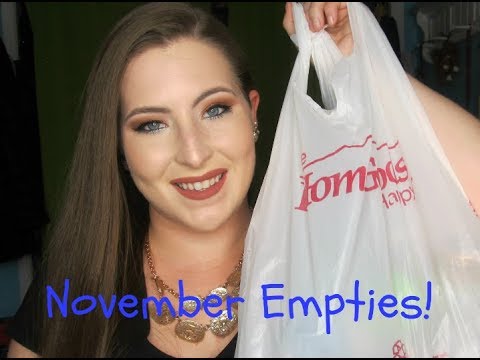 Empties #40 (November 2017) - SO MUCH MAKEUP! Video