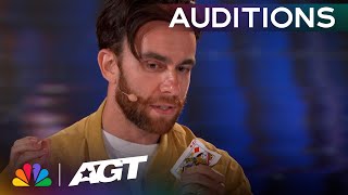 Unleashing magic: witness Magic Mike Jacobson's INCREDIBLE audition | Auditions | AGT 2023 thumbnail