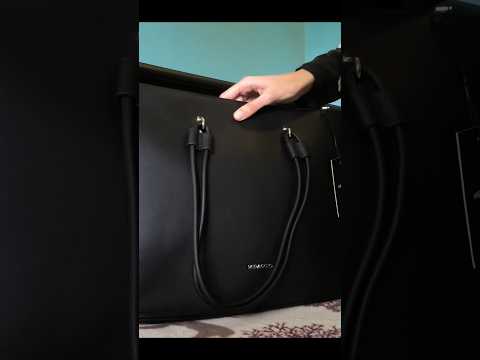 Meet my beauty!🤩 | Unboxing my new tote bag | Miraggio tote bag🖤 #miraggio #shopping #bags #totebag