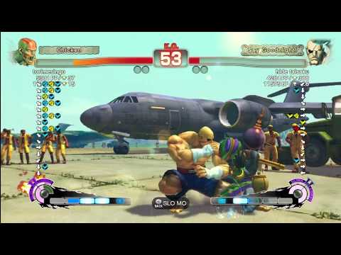 SSF4 AE [Dhalsim] torimesingo vs hide taisaku [Sagat]