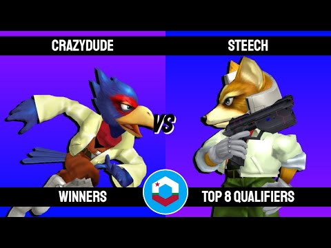 SoCal Melee Arcadian 2022 - CrazyDude (Falco) vs. Steech (Fox) - SSBM - Winners Top 8 Qualifiers