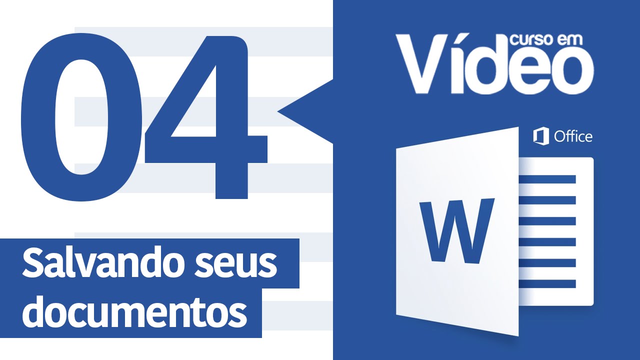 Curso Word #04 - Salvando Documentos Locais e na Nuvem