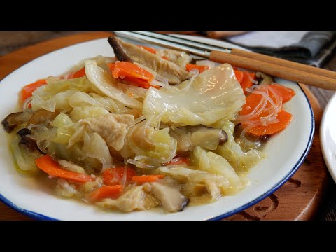 Super Easy Chinese Mixed Vegetables - Chap Chye Recipe 海南什菜 Part 2 of Hainanese Curry Rice Series
