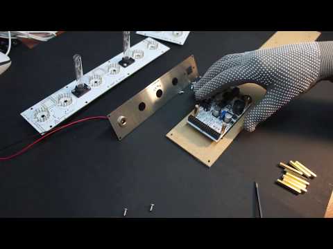 Step-By-Step assembling Nixie Tubes Clock on 8 x IN-18 Big Russian Tubes