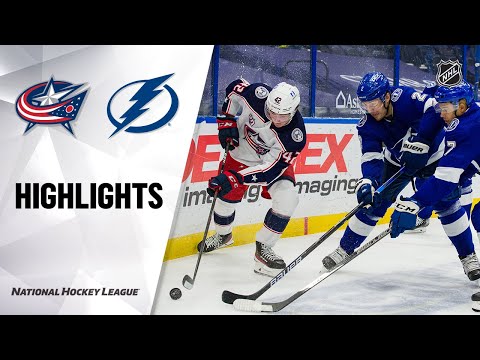 Blue Jackets @ Lightning 3/30/21 | NHL Highlights