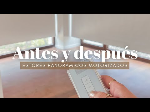 Estores Enrollables Motorizados en Vivienda