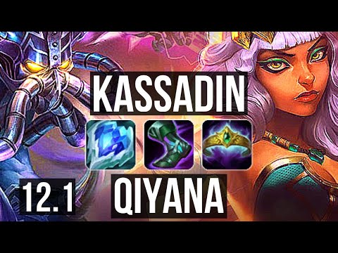 KASSADIN vs QIYANA (MID) | Quadra, Legendary | KR Master | 12.1