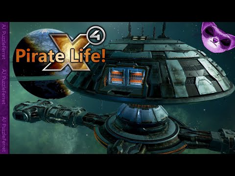 X4 Pirate Life Ep39 - Stealing base module blueprints!
