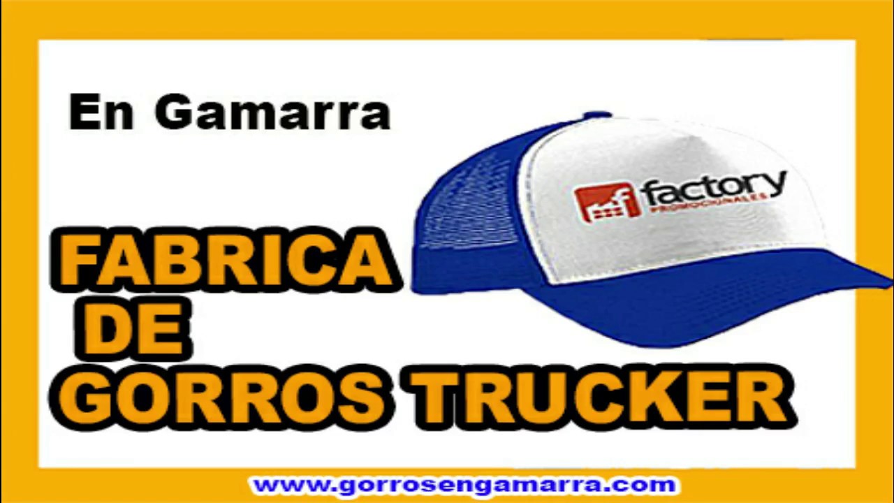 Fabrica de Gorros Trucker Camioneros -🥉gorras de malla en Gamarra