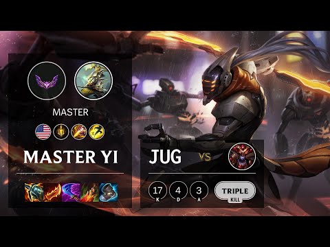 Master Yi Jungle vs Shyvana - NA Master Patch 12.5