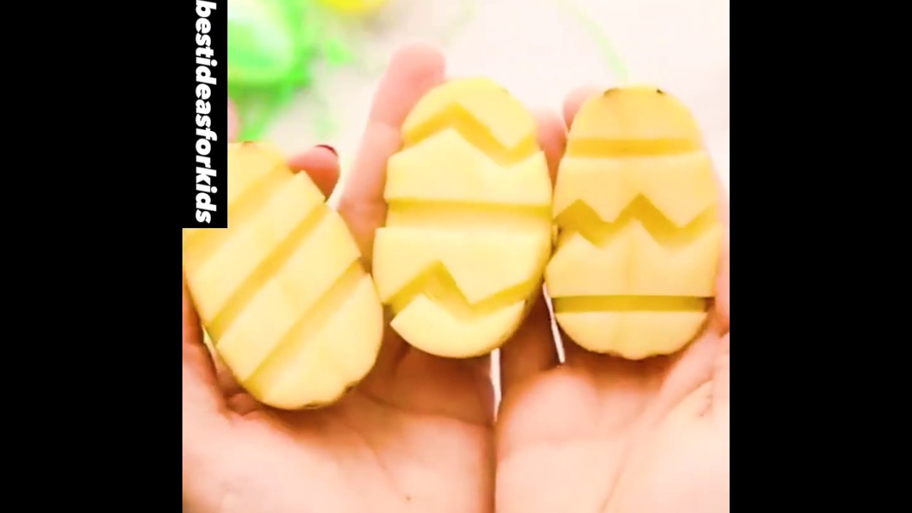 POTATO STAMP EASTER MUST IDEA FOR KIDS
