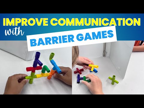 Improve Communication with Barrier Games! Social Skills for Kids