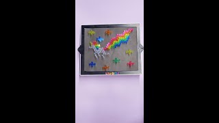 Lite Brite | Rainbow Unicorn Timelapse 🦄🌈