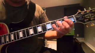 When the river runs deep - Iron Maiden -  Guitar intro (at speed and slowed down)