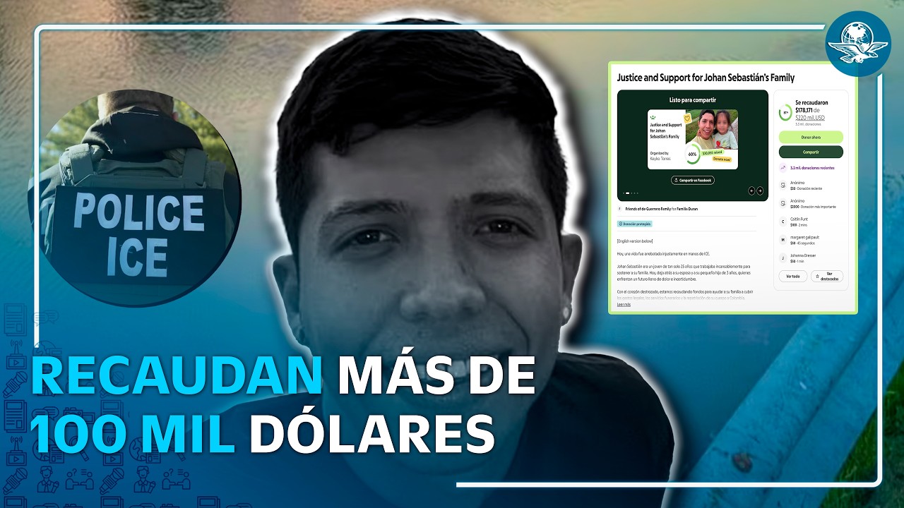 Familia de colombiano abatido por el ICE recauda más de 100 mil dólares en un día