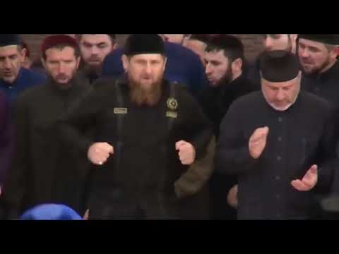 Ramzan Qadyrov Chechen Sufi Dhikr with local people.