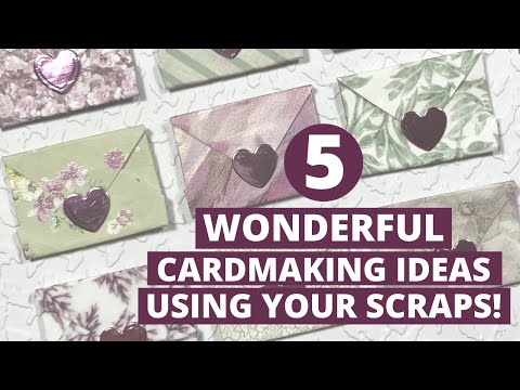 💥5 WONDERFUL WAYS💥 to use YOUR Scraps in Cardmaking! Ep2