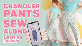 Untitled Thoughts Chandler Pants Sew Along Tutorial & Sewing Lab App | AD