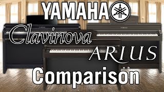 Video thumbnail for Yamaha Clavinova and Arius Comparison - CLP625 vs YDP184 vs CLP635 by Alamo Music Center