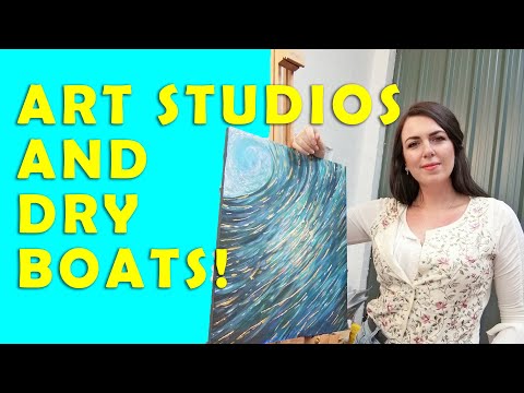 Ep 35: Art Studios and DRY canal boats!