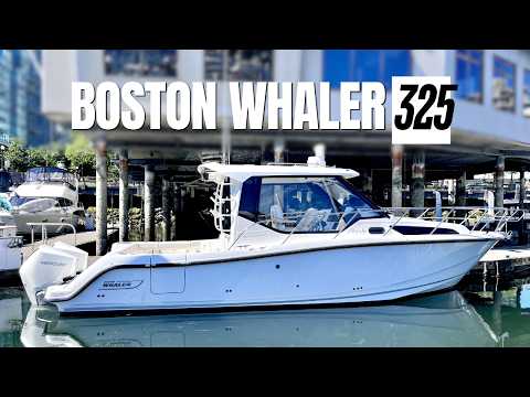 2026 Boston Whaler 325 Conquest Pilothouse Misty Step Video