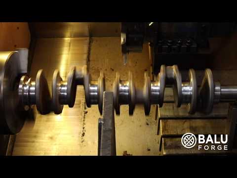 Чорнова обробка колінчастого вала (CNC)