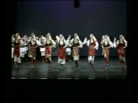 CRNOGORSKI ansambl KUD Njegos - Makedonija_folklor CETINJE