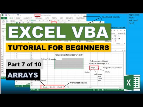Excel VBA Tutorial for Beginners (7/10): Arrays