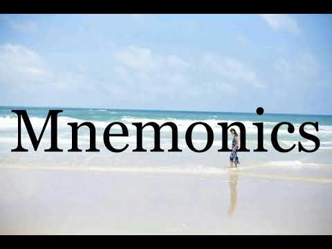 How To Pronounce Mnemonics🌈🌈🌈🌈🌈🌈Pronunciation Of Mnemonics