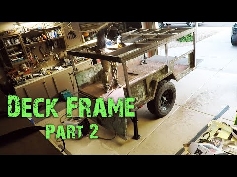 M101 Trailer Build E11 - Deck Frame Part 2