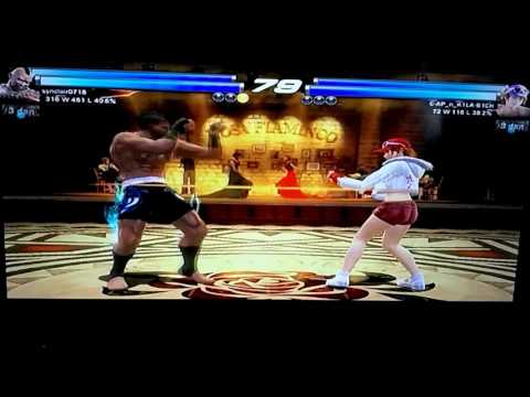 💃🍹Tekken Tag 2: SynClaiR (🐤Bruce/🌊Kazuya) vs Cap N K1LLA B1tch (Miharu/Xiaoyu)